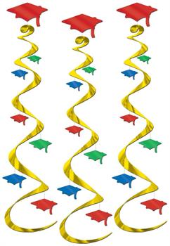 Grad Cap Whirls