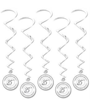"25th" Anniversary Whirls