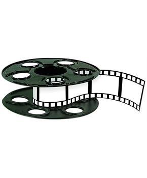 Movie Reel w/Filmstrip Centerpiece