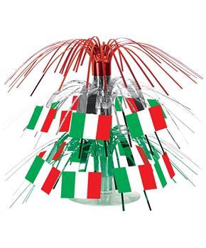 Italian Flag Mini Cascade Centerpiece