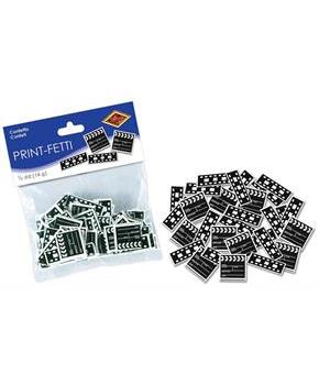 Clapboard & Filmstrip Print-Fetti