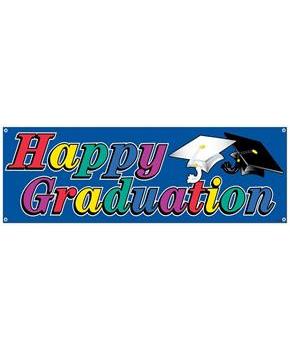 Happy Graduation Sign Banner
