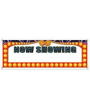 Now Showing Sign Banner
