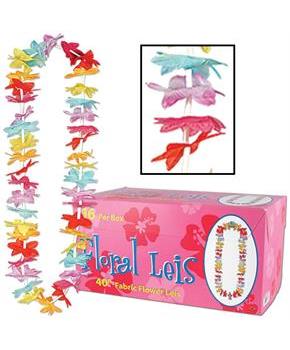 Floral Leis w/Printed Retail Carton