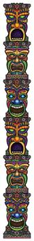 Jointed Tiki Totem Pole
