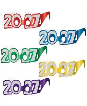 2027 Glittered Foil Eyeglasses