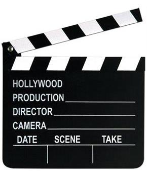 Movie Set Clapboard