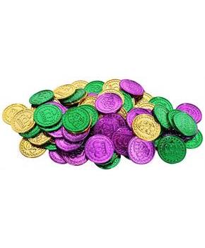 Mardi Gras Plastic Coins