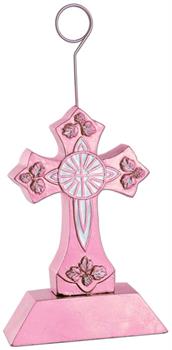 Cross Photo/Balloon Holder