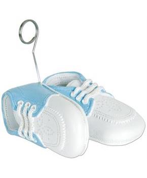 Baby Shoes Photo/Balloon Holder
