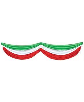 Red, White & Green Fabric Bunting