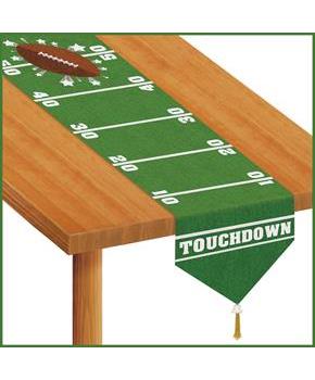 Printed Game Day Football Table Runner