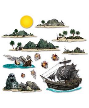 Pirate Ship & Island Props