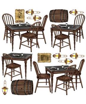 Saloon Table Props