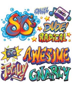 80's Graffiti Props