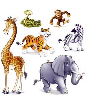 Jungle Animal Props