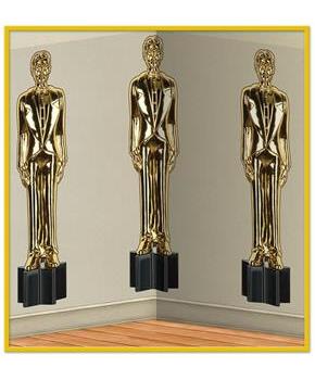 Awards Night Male Statuettes Backdrop
