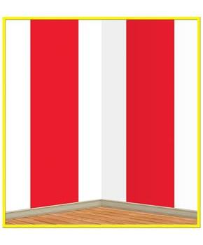 Red & White Stripes Backdrop