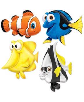 Under The Sea Fish Cutouts