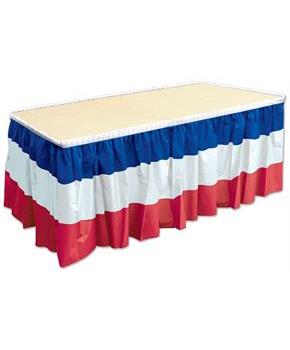 Patriotic Table Skirting