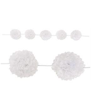 Tissue Flower Garland