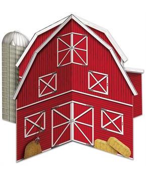 3-D Barn Centerpiece