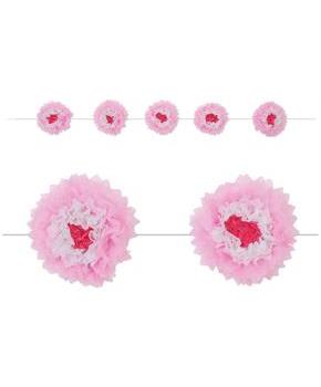 Tissue Flower Garland