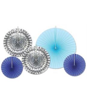 Assorted Paper & Foil Decorative Fans