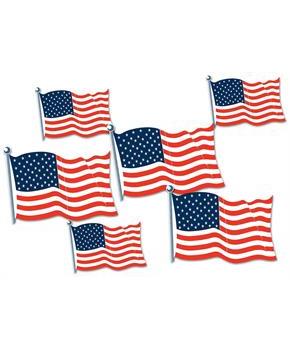American Flag Cutouts