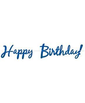 Foil Happy Birthday! Streamer