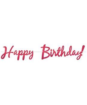 Foil Happy Birthday! Streamer