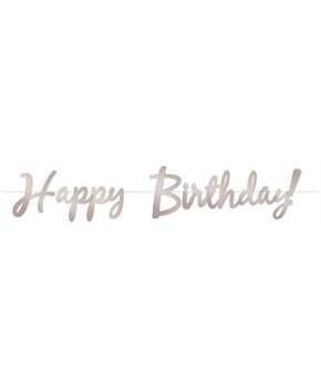 Foil Happy Birthday! Streamer