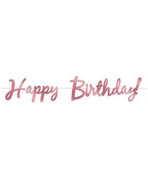 Foil Happy Birthday! Streamer