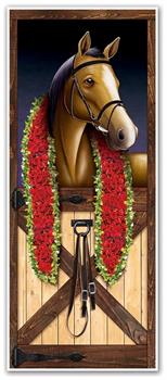Horse Racing Door Cover