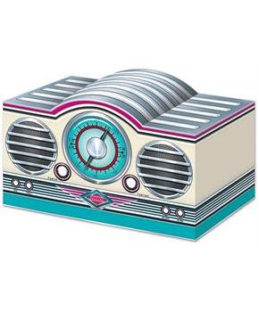 3-D Rock & Roll Radio Centerpiece
