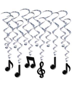 Musical Notes Whirls