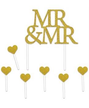 Mr & Mr Cake Topper