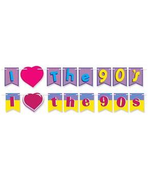 I Love The 90's Streamer Set