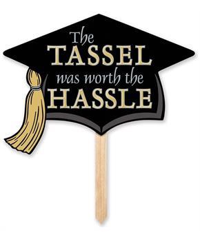Grad Cap Yard Sign