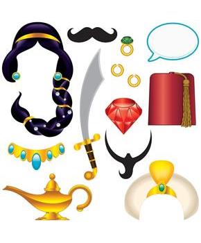 Arabian Nights Photo Fun Signs