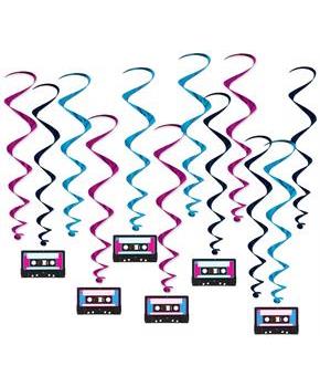 Cassette Tape Whirls