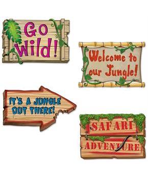 Jungle Sign Cutouts