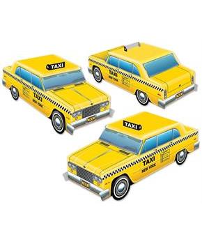 3-D Taxi Cab Centerpieces