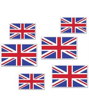 British Flag Cutouts