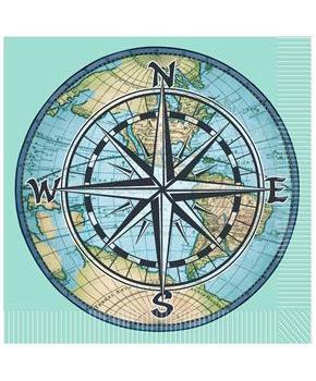 Bon Voyage Luncheon Napkins