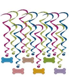 Dog Birthday Whirls