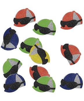 Jockey Helmet Deluxe Sparkle Confetti