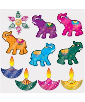 Foil Diwali Cutouts