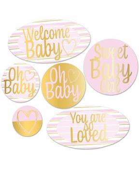 Foil Welcome Baby Cutouts