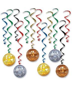 Award Medal Whirls